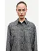 Samsøe Samsøe Sasofila shirt black white herringbone