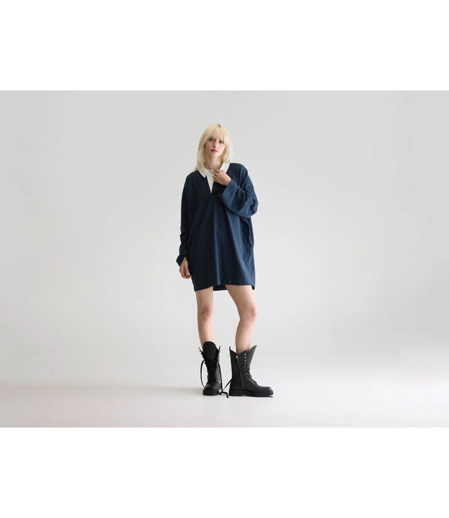 Bellerose Foogy polo dress america navy