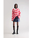 Bellerose Foogy polo dress stripe B red