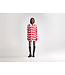 Bellerose Foogy polo dress stripe B red
