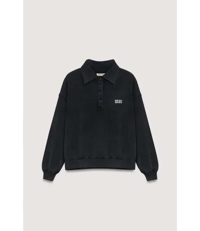 The New Society Valeria polo washed grey