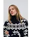 The New Society Neriana infinity navy jumper