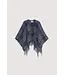 The New Society Brisa poncho infinity navy
