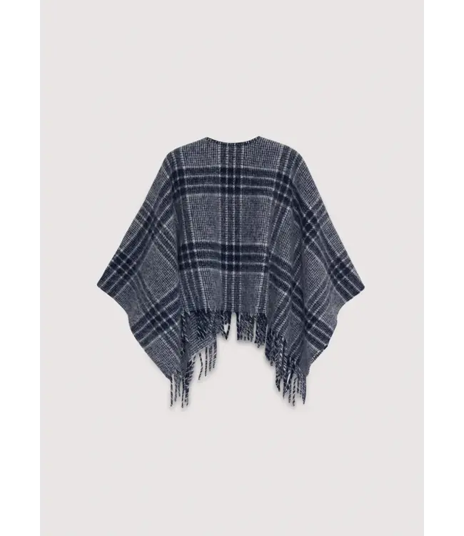 The New Society Brisa poncho infinity navy