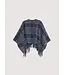 The New Society Brisa poncho infinity navy