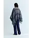 The New Society Brisa poncho infinity navy
