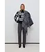 The New Society Brisa poncho infinity navy
