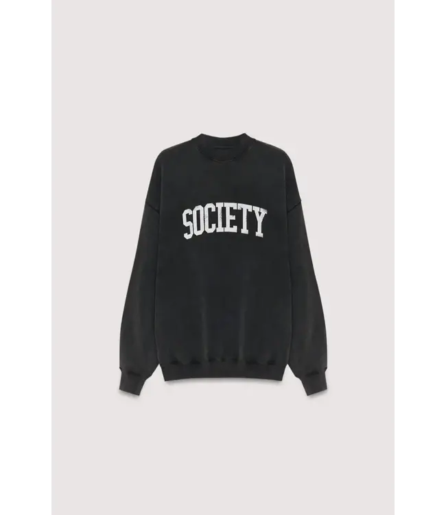 The New Society Society sweatshirt washed grey
