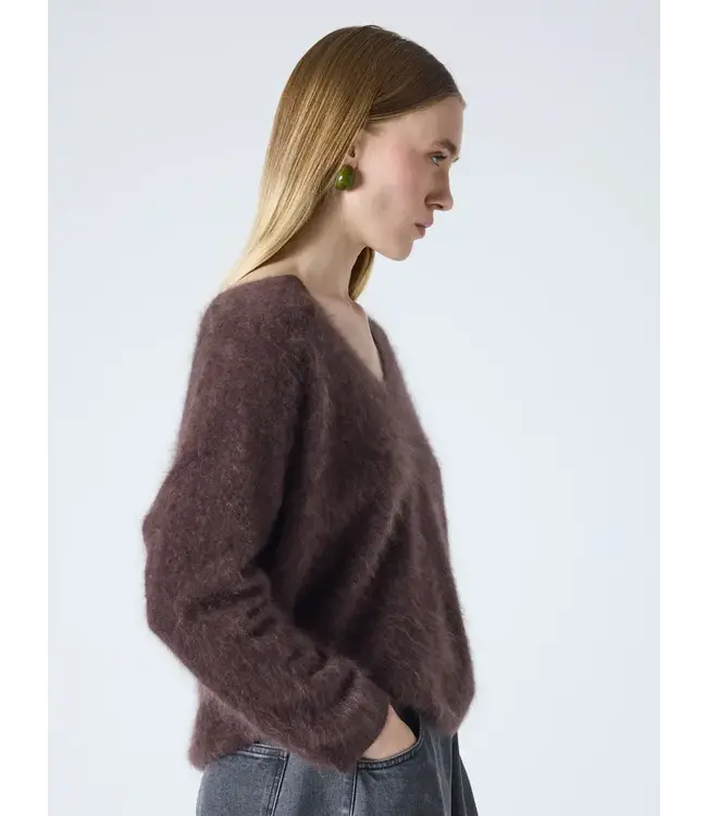 Absolut Cashmere Soeli fluffy cashmere brownie