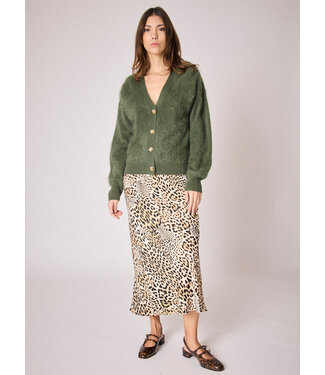 Absolut Cashmere Gloria cardigan  fluffy cashmere forest