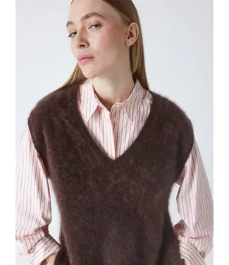 Absolut Cashmere Miriam fluffy cashmere brownie
