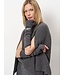 Dante 6 Romi Cape Sweater granite grey