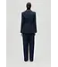 Stine Goya Belted Tailored Pants Dark Blue