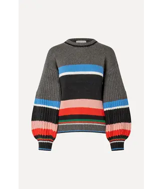 Stine Goya Crewneck Chunky Sweater Stripes