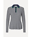 Stine Goya Long Sleeve Knit Polo Soft Striped Rib
