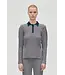 Stine Goya Long Sleeve Knit Polo Soft Striped Rib
