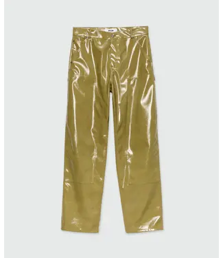 MSGM Pantalone Olive Green