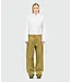 MSGM Pantalone Olive Green