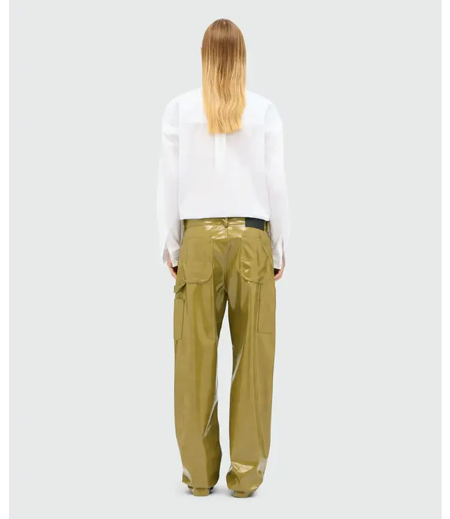 MSGM Pantalone Olive Green
