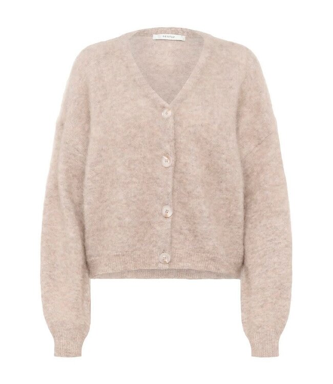Gestuz Debbie Cardigan Warm Sand Melange