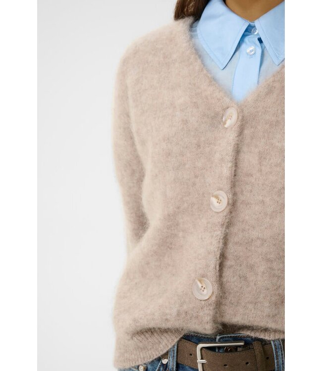 Gestuz Debbie Cardigan Warm Sand Melange