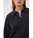 Gestuz Manzi Polo Pullover Deep Graphite Melange
