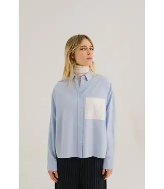 Sacrecoeur Collection Andrea Blouse Blue