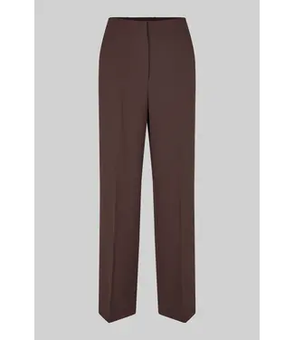 Second Female Fique Classic Trousers Chocolate Plum