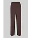 Second Female Fique Classic Trousers Chocolate Plum