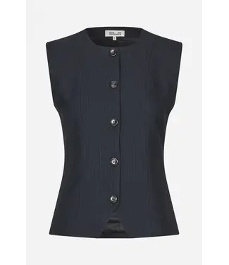 Baum und Pferdgarten Menea Gilet Blackish Pinstripe