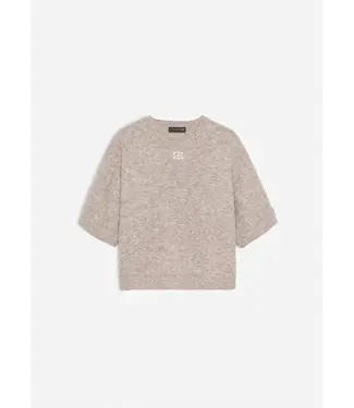 Studio AR Jessica Boucle Knit Camel Melange