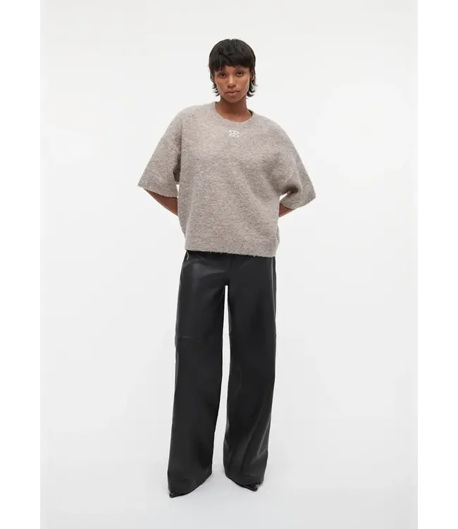 Studio AR Jessica Boucle Knit Camel Melange