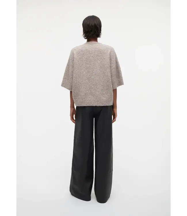 Studio AR Jessica Boucle Knit Camel Melange