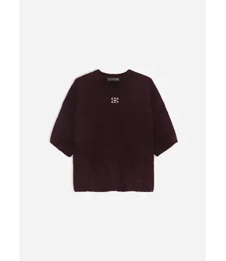 Studio AR Jessica Boucle Knit Omni Red