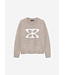 Studio AR Kirsten Boucle Knit Camel Melange