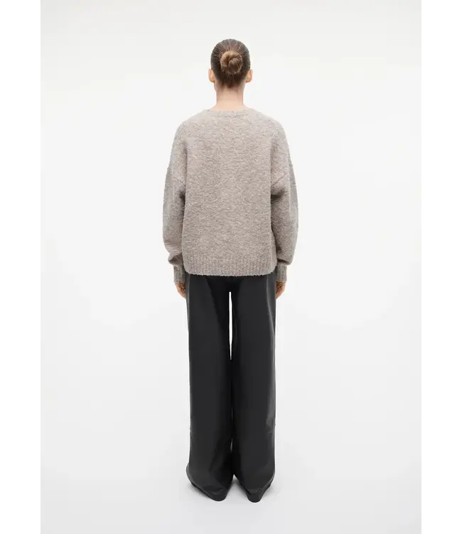 Studio AR Kirsten Boucle Knit Camel Melange