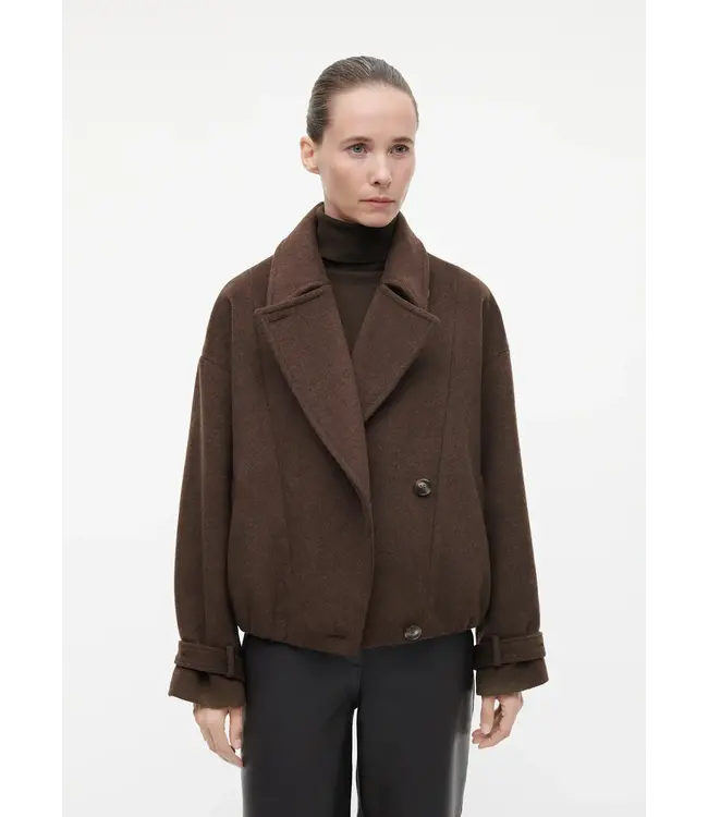 Studio AR Silas Wool Blend Choco Melange