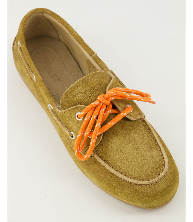 Posa Boat Loafer Brushed Desert Tan