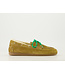 Posa Boat Loafer Brushed Fur Desert Tan