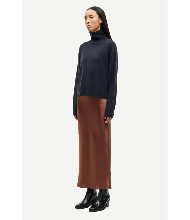 Samsøe Samsøe Saagneta long skirt tortoise shell