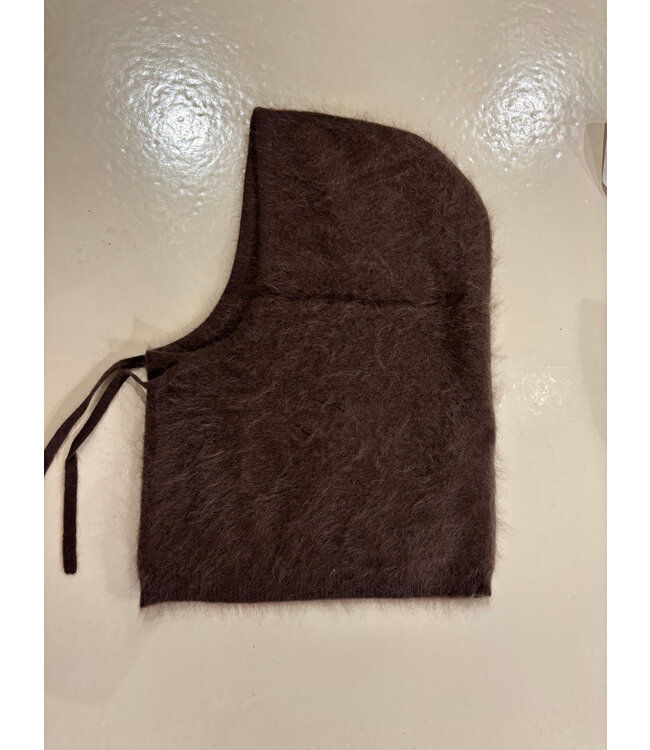 Absolut Cashmere Amada brownie Balaclava fluffy cashmere