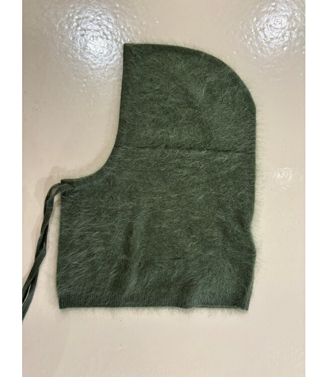 Absolut Cashmere Amada forest Balaclava fluffy cashmere