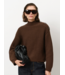 Dante 6 Adouna Button Wool Sweater Brown