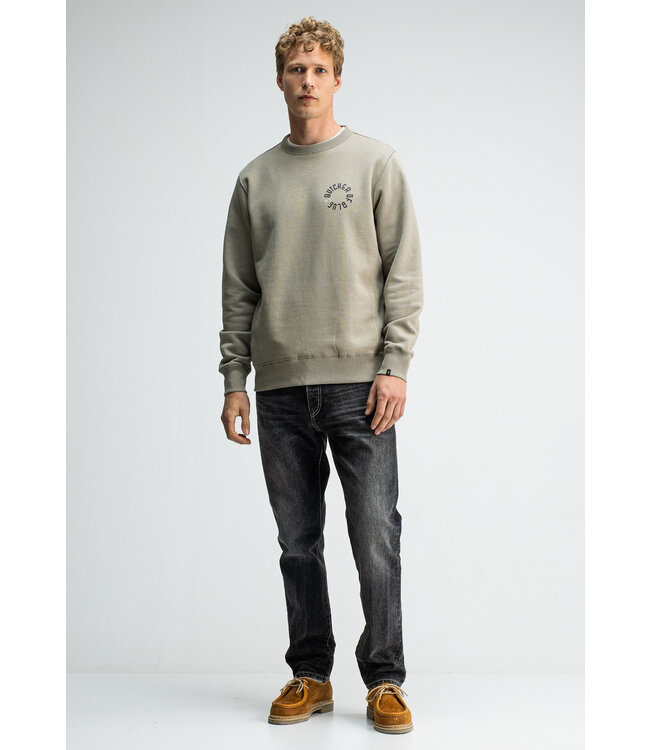 Butcher of Blue Army Circle Crew Slate Grey