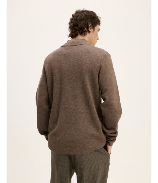 The GoodPeople Kamark Sweater  Mid Brown 3205