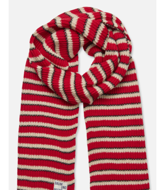 Baum und Pferdgarten Leora Scarf Crimson Red Stripe
