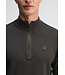 Butcher of Blue Clifden Halfzip sweater mocha brown