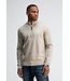 Butcher of Blue Clifden Halfzip sweater light sand