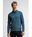 Butcher of Blue Clifden Halfzip sweater schmutz blau