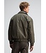 Butcher of Blue Carlo Satin Bomber Dk. Granite Green
